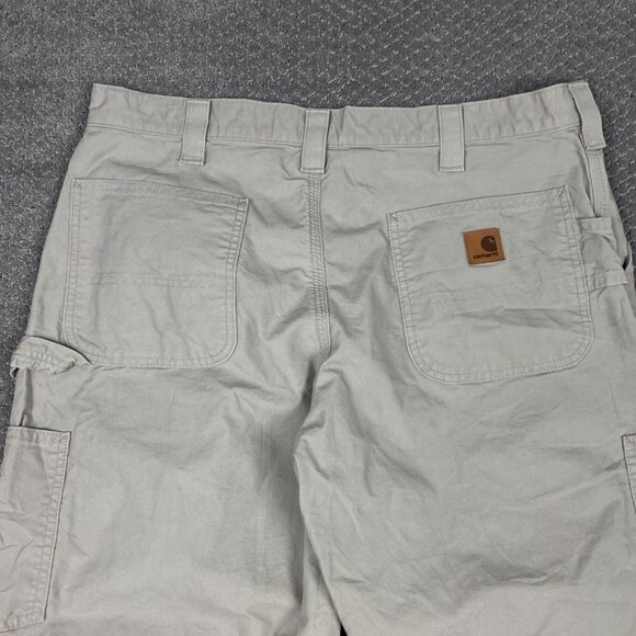 Carhartt Carpenter Pants Men's 38 x 30 Original Dungaree Fit Work Wear B151 TAN - Picture 4 of 11
